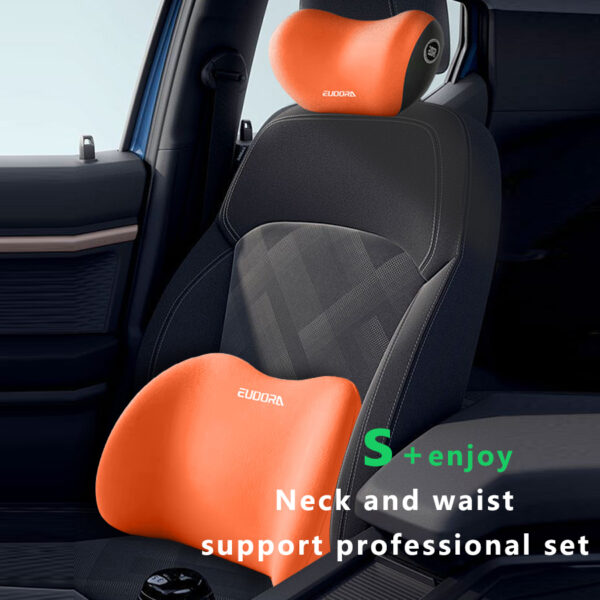 Car Lumbar Support Pillow and Car Neck Pillow Kit
