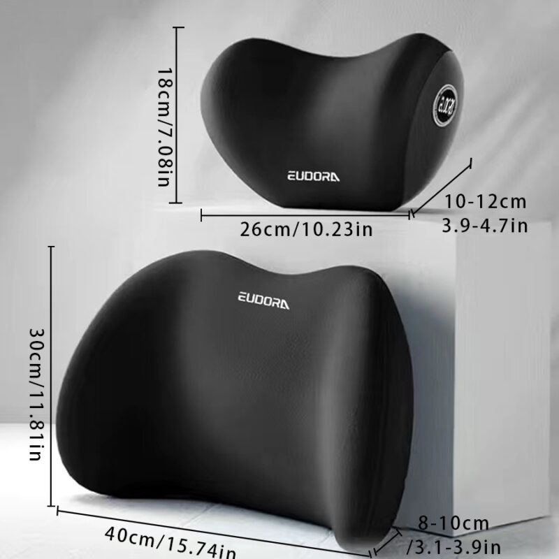 Car Lumbar Support Pillow and Car Neck Pillow Kit - Image 7