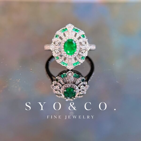 Natural gemstone ring JEWEL-47
