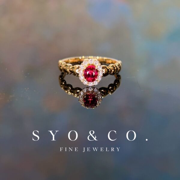 Natural gemstone ring JEWEL-48