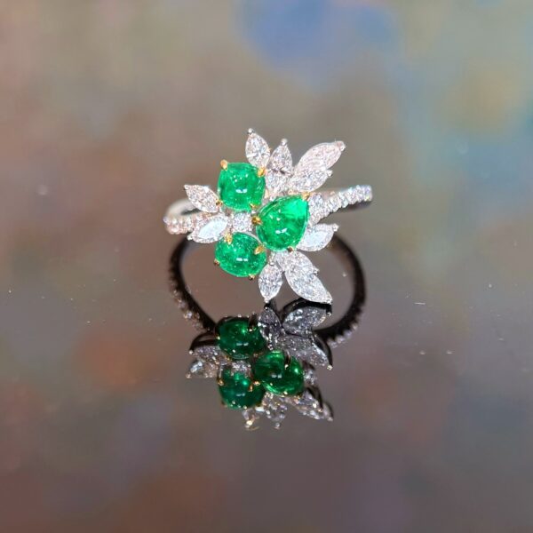 Natural gemstone ring JEWEL-52