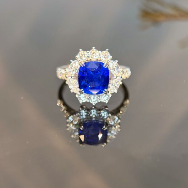 Natural gemstone ring JEWEL-61