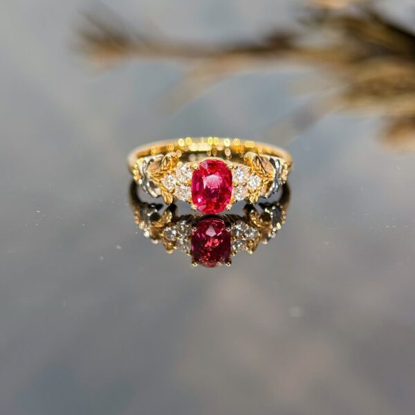 Natural gemstone ring JEWEL-66
