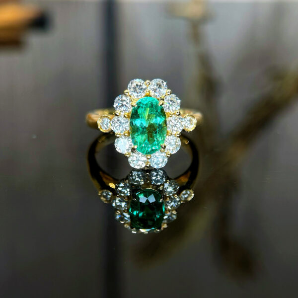 Natural gemstone ring JEWEL-68