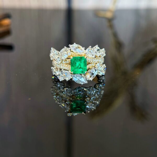 Natural gemstone ring JEWEL-72